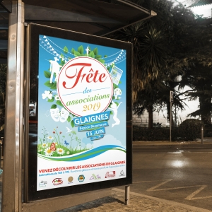 Affiche Fête des Associations de Glaignes