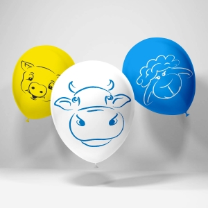 Ballons Groupe AGRICA pour le salon de l'agriculture